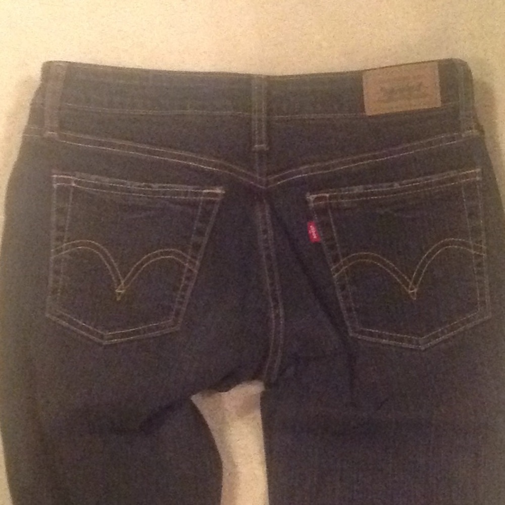 Black Levi skinny jeans